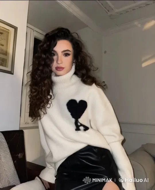 Woman Smokes Cigarette in Cozy Room with Intimate Lighting – AI Generated Video | Hailuo AI
