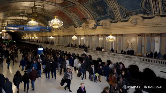 Moscow Subway: A Journey Through Time and Space – AI Generated Video | Hailuo AI