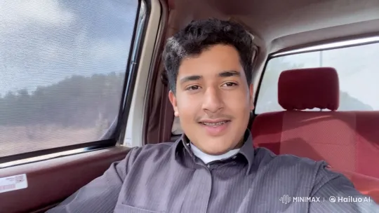 Young Man Enjoying a Drive with a Calm Atmosphere – AI Generated Video | Hailuo AI