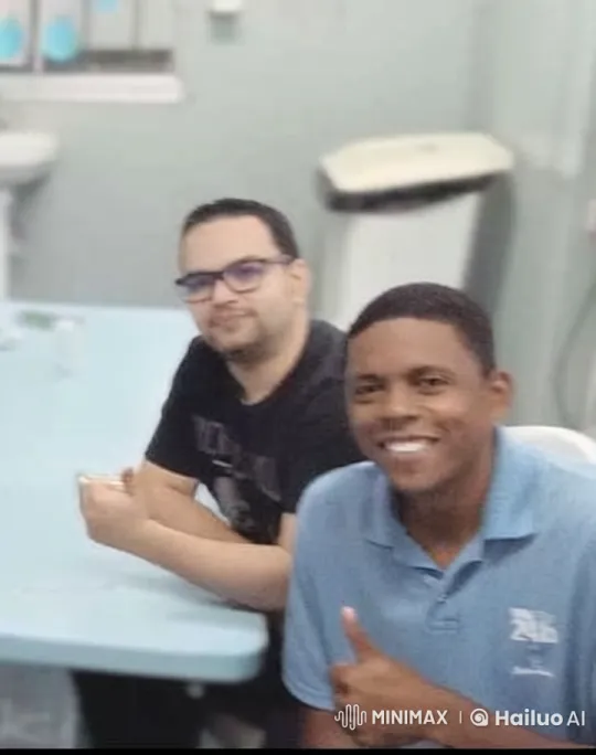 Two Men Share Intimate Moment in Casual Setting – AI Generated Video | Hailuo AI
