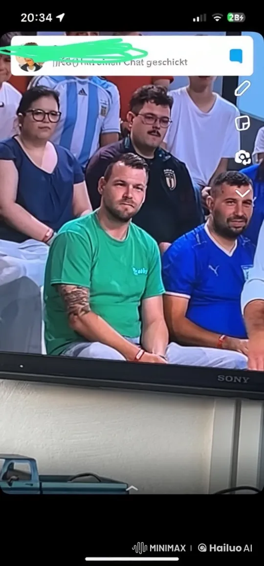 Man in Green T-Shirt Struggles with Train Tickets at Event – AI Generated Video | Hailuo AI