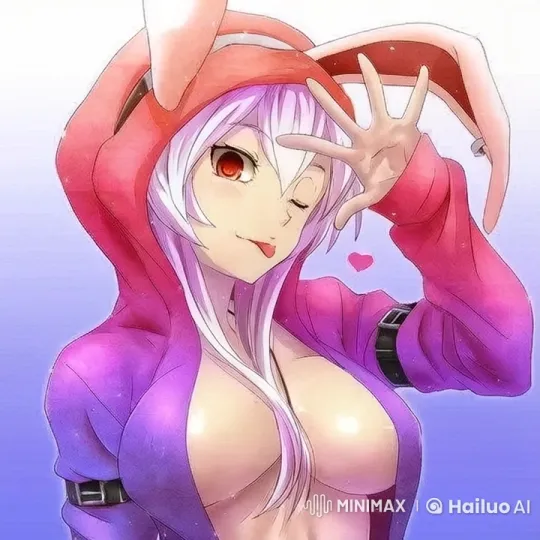 Playful Anime Girl Dancing with Bunny Ears – AI Generated Video | Hailuo AI