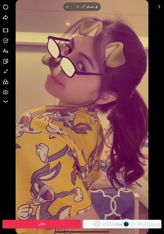 Live2D Animation: Smoking Ponytail Character in Cartoon Shirt – AI Generated Video | Hailuo AI