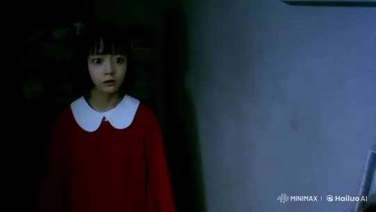 Young Girl Confronts Terrifying Figure in Closet – AI Generated Video | Hailuo AI