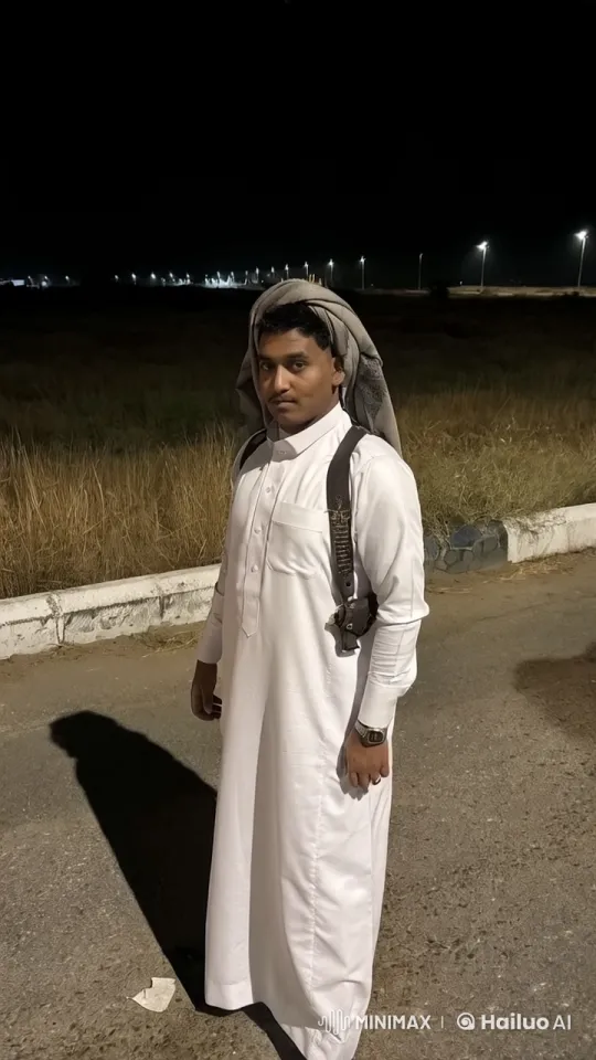 Man Smoking on Quiet Road at Night – AI Generated Video | Hailuo AI