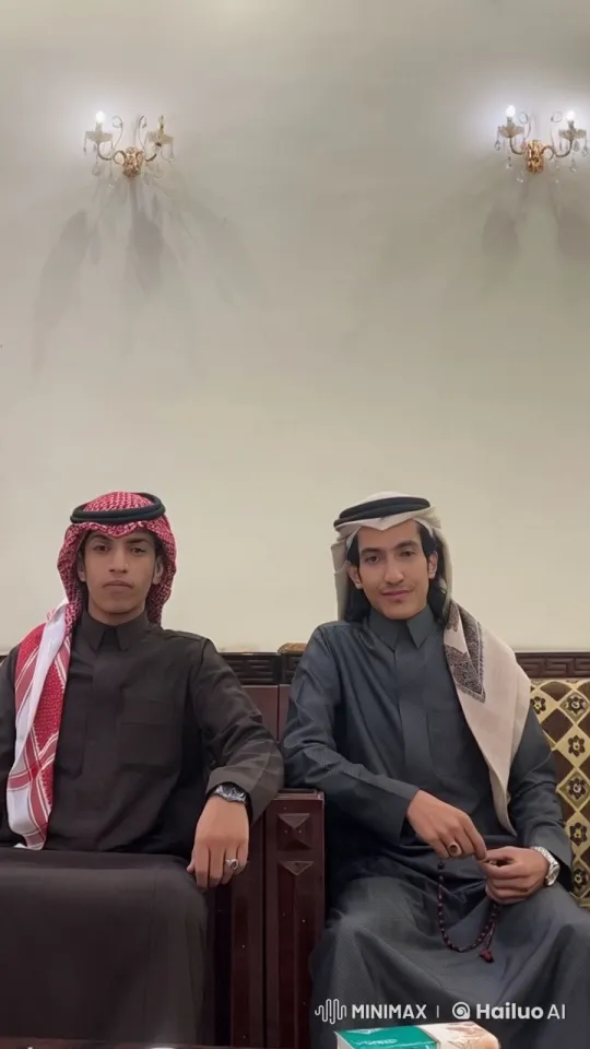 Traditional Attired Individuals Smoking and Chatting – AI Generated Video | Hailuo AI
