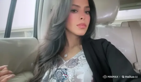 Woman Smoking in Car with Urban Background – AI Generated Video | Hailuo AI