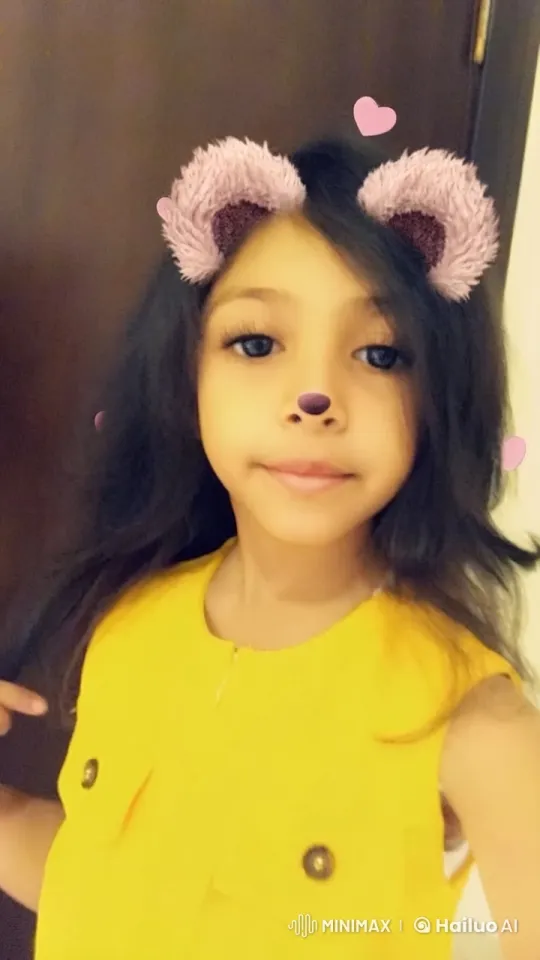 Animated Young Girl with Bear Features in Bright Yellow Dress – AI Generated Video | Hailuo AI