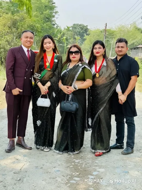 Five Individuals in Traditional Attire Engage in Heated Argument on Rural Path – AI Generated Video | Hailuo AI