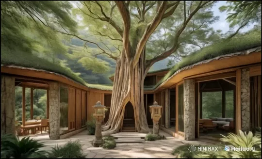 Stunning Villa Nestled in Lush Mountain Paradise – AI Generated Video | Hailuo AI