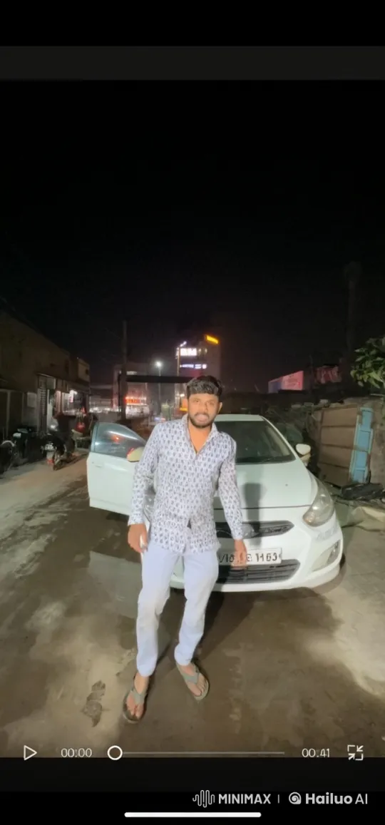 Man Ascends and Soars Above City at Night – AI Generated Video | Hailuo AI