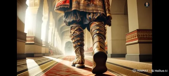 Gogaji's Majestic Entrance into a Grand Palace – AI Generated Video | Hailuo AI