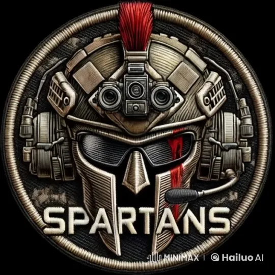 Spartan Helmet with Tactical Gear Emblem – AI Generated Video | Hailuo AI