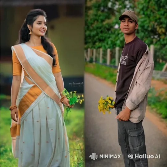 Couple Meets on Country Road with Flowers – AI Generated Video | Hailuo AI