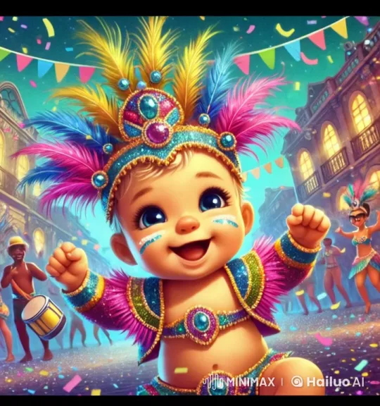 Joyful Child Dances in Colorful Carnival Parade – AI Generated Video | Hailuo AI
