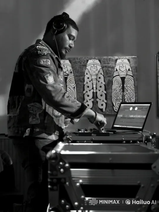 Lion DJ: Creative Mixing in a Detailed Studio Setting – AI Generated Video | Hailuo AI