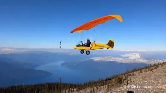 Successful Mountain Development and Landing – AI Generated Video | Hailuo AI