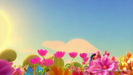 Romantic Animated Landscape with Expressive Character – AI Generated Video | Hailuo AI