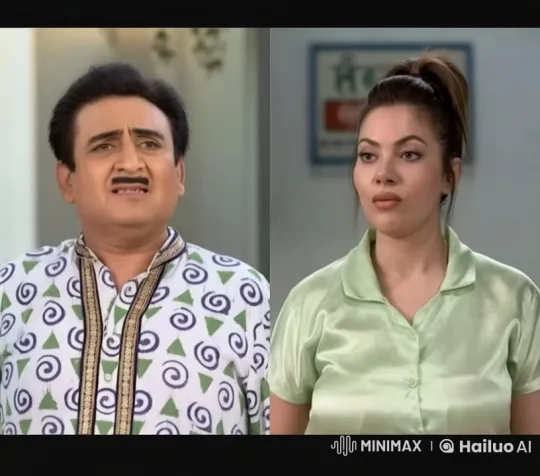 Jethalal and Babita's Tender Moment in Live2D Animation – AI Generated Video | Hailuo AI