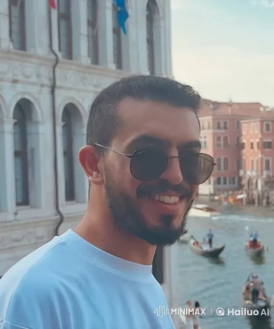 Man Smokes Leisurely by Picturesque Canal – AI Generated Video | Hailuo AI