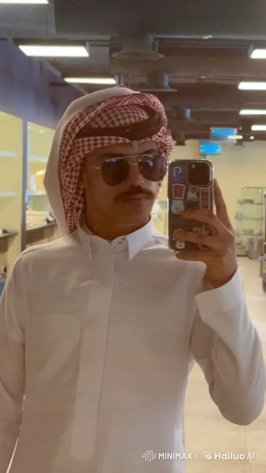 Traditional Attire Selfie with Smoking Scene – AI Generated Video | Hailuo AI