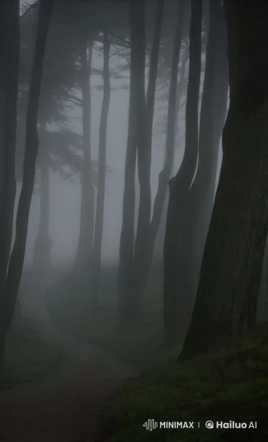 Misty Forest Walk: A Serene First-Person Journey – AI Generated Video | Hailuo AI