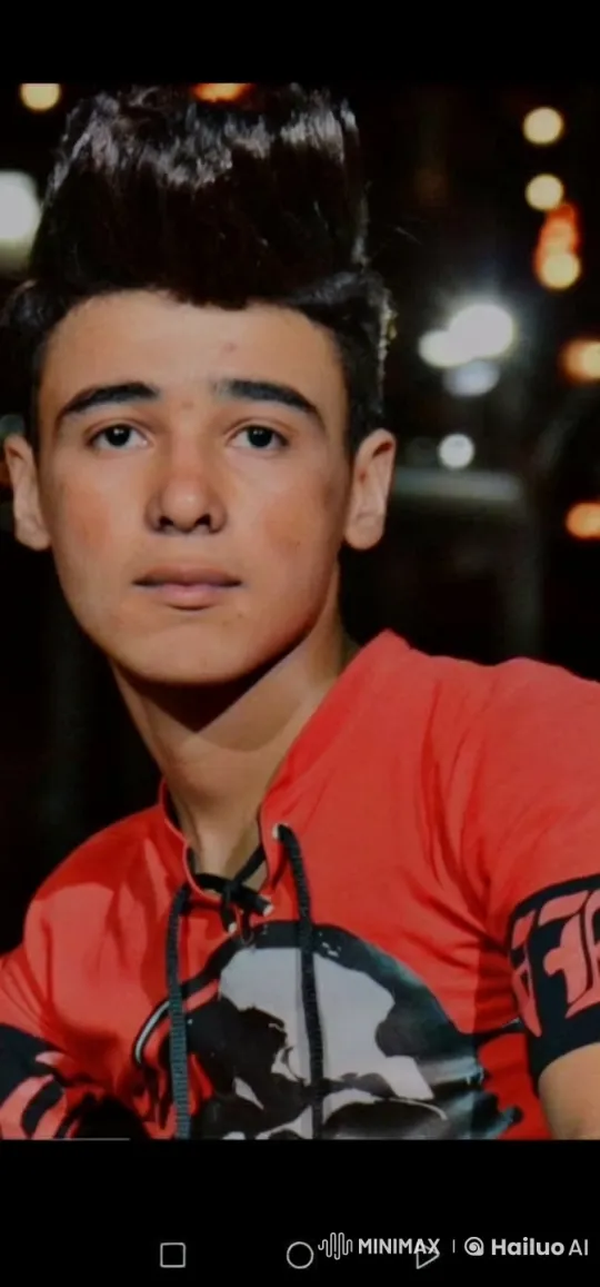 Young Man in Red T-Shirt Greet Mohamed with Warmth – AI Generated Video | Hailuo AI