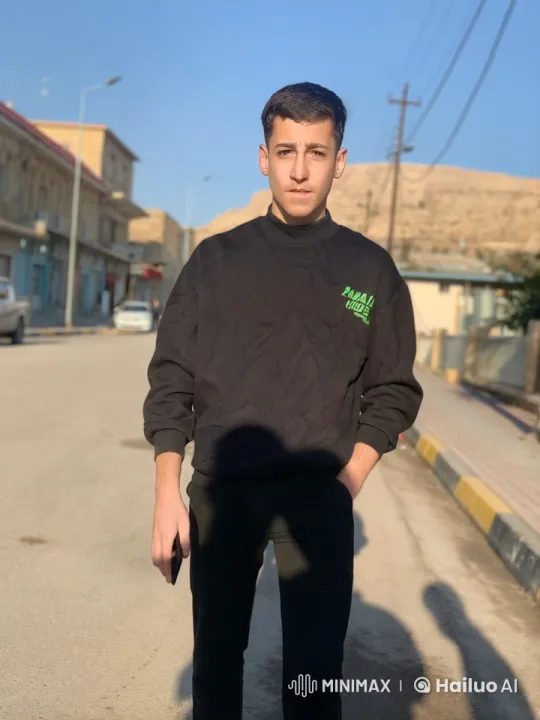 Young Man Smoking Calmly on a Quiet Street – AI Generated Video | Hailuo AI