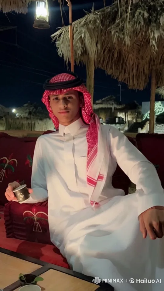 Young Man Reflects in Traditional Arabian Setting – AI Generated Video | Hailuo AI