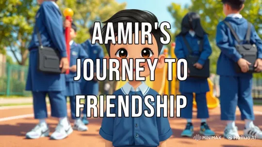 Aamir's Path to Friendship Through Play and Teamwork – AI Generated Video | Hailuo AI