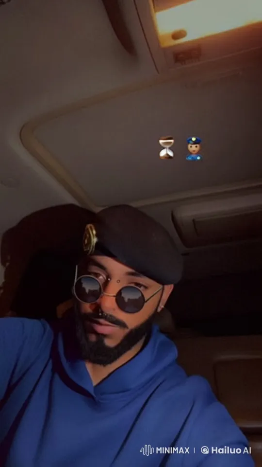 Man in Blue Hoodie Smokes in Animated Setting – AI Generated Video | Hailuo AI