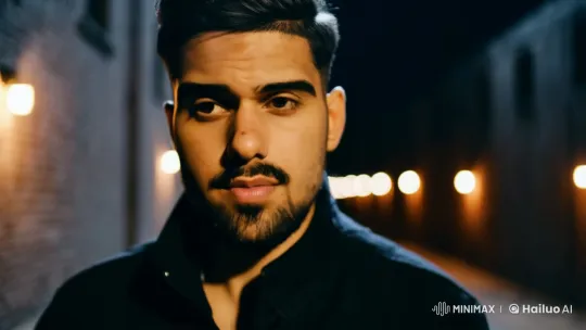 Young Man Contemplates in Alley with Cigarette – AI Generated Video | Hailuo AI