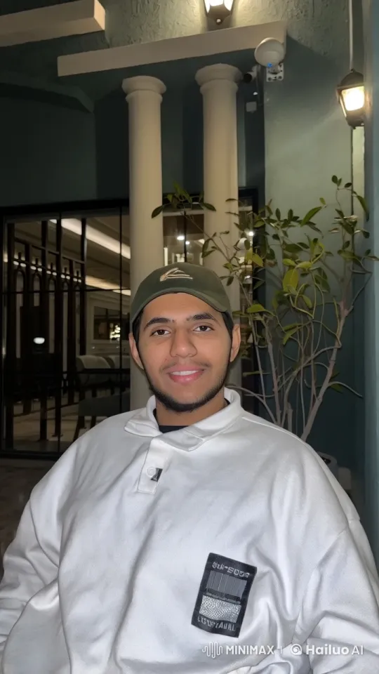 Night-time Reflection: Person Smokes in Peaceful Ambiance – AI Generated Video | Hailuo AI