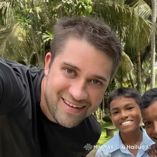 Yegor and Children Enjoying a Joyful Beach Day – AI Generated Video | Hailuo AI