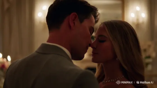 Intimate Kissing Scene in Elegant Setting – AI Generated Video | Hailuo AI