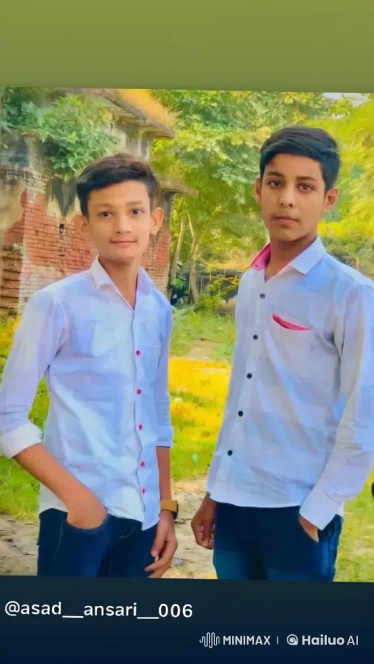 Young Men Share Tender Moment by Brick Building – AI Generated Video | Hailuo AI
