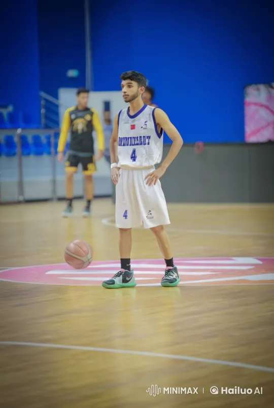 Basketball Player Dribbling with Subtle Smoke Effect – AI Generated Video | Hailuo AI