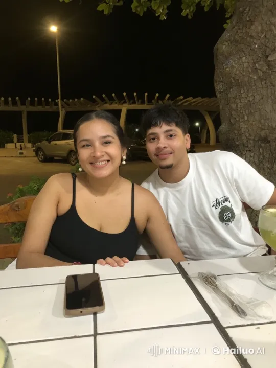 Affectionate Couple Shares Intimate Moments at Night – AI Generated Video | Hailuo AI