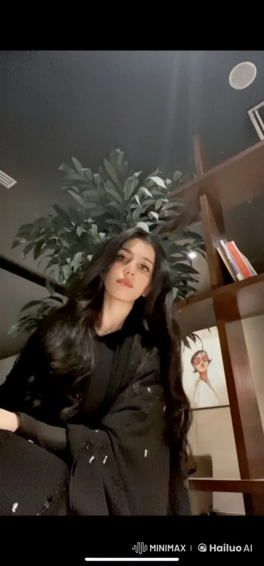 Woman Smoking Calmly in a Dimly Lit Room – AI Generated Video | Hailuo AI