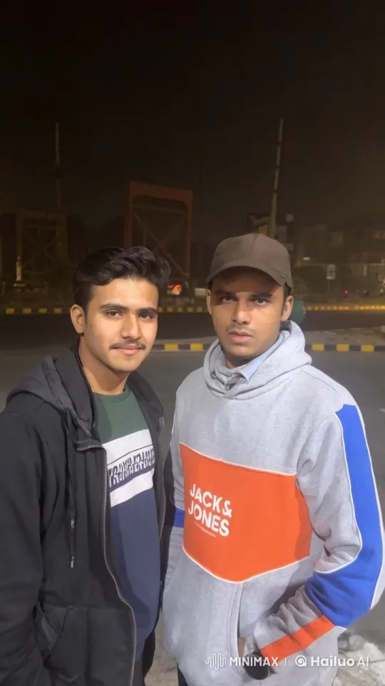 Two Young Men Share a Kiss by the Roadside at Night – AI Generated Video | Hailuo AI