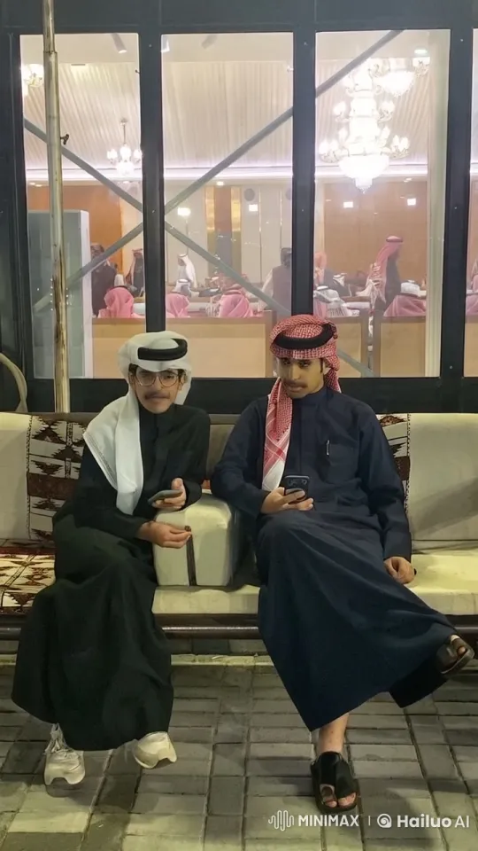 Traditional Attire, Smoking and Smartphone Moment – AI Generated Video | Hailuo AI