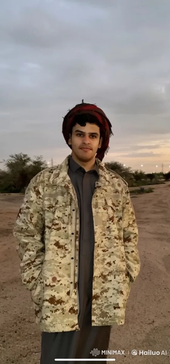 Person Smoking in Outdoor Camouflage Jacket – AI Generated Video | Hailuo AI