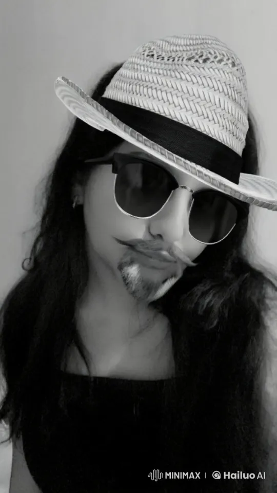 Woman Smoking with Stylish Straw Hat – AI Generated Video | Hailuo AI