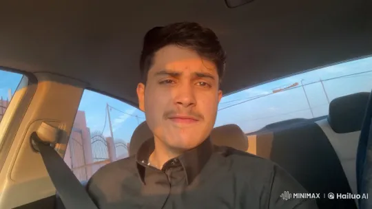 Person Smoking in Car with Peaceful Surroundings – AI Generated Video | Hailuo AI