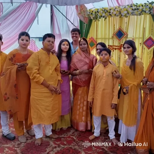 Indian Celebration: Playful Traditional Conflict with Colorful Costumes – AI Generated Video | Hailuo AI