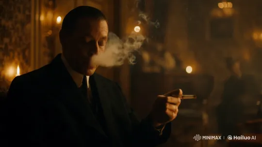 Mysterious Figure in a Smoky, Vintage Room – AI Generated Video | Hailuo AI