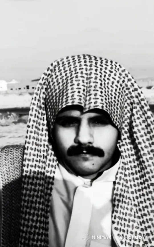 Traditional Attire in Desert, Smoking Amidst Serenity – AI Generated Video | Hailuo AI
