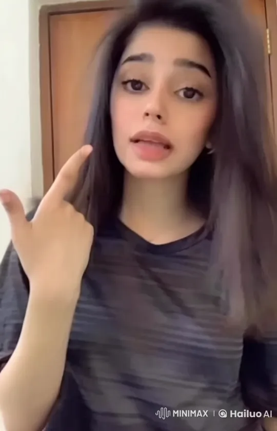 Person Mimics Smoking in Indoor Setting – AI Generated Video | Hailuo AI