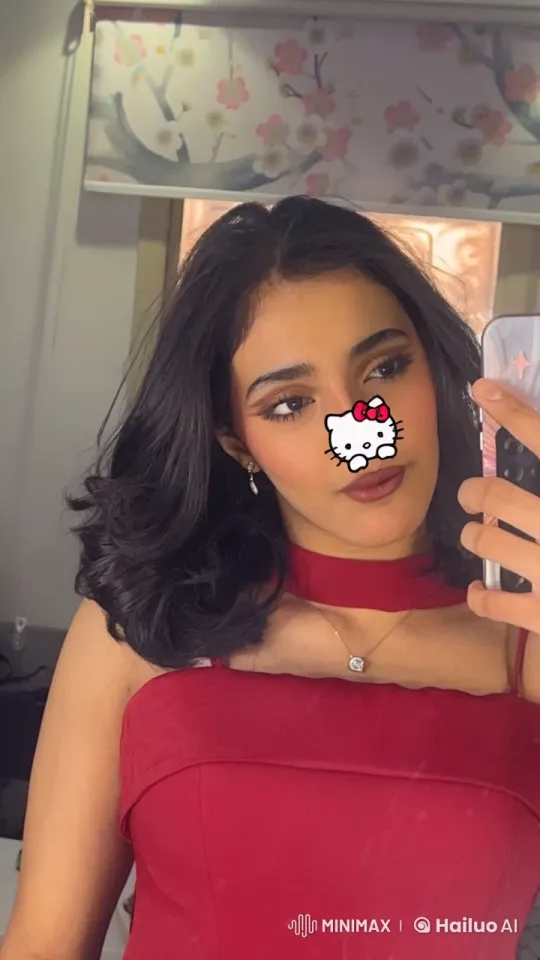 Woman in Floral Room Smoking with Elegance – AI Generated Video | Hailuo AI