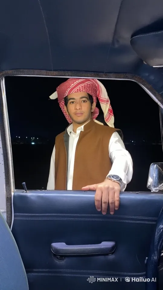 Nighttime Man Smoking by Open Car Window – AI Generated Video | Hailuo AI